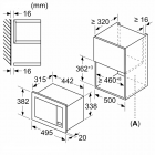 Bosch BFL523MB4, Integreeritav kodutehnika, Integreeritavad mikrolaineahjud