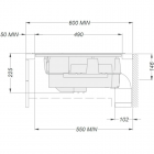 NOVY Easy Pro 1861, Integreeritav kodutehnika, Integreeritavad pliidiplaadid, Sissehitatud õhupuhastajaga